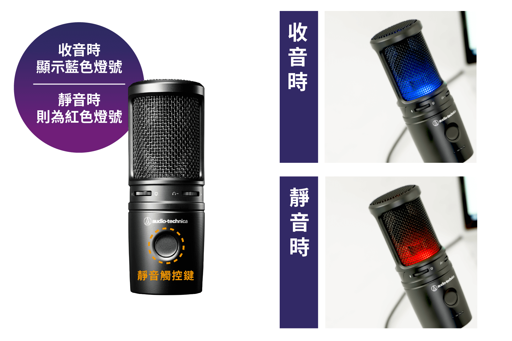 AT2020USB-XP USB麥克風- 台灣鐵三角Audio-Technica Taiwan